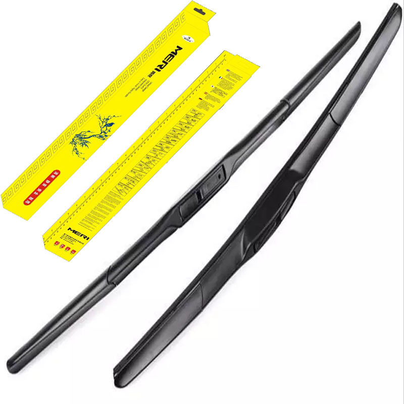 Factory Wholesale Best Seller Premium Quality Universal U Hook Wiper Blade Windshield Hybrid Wipers Silicone Wiper Blade