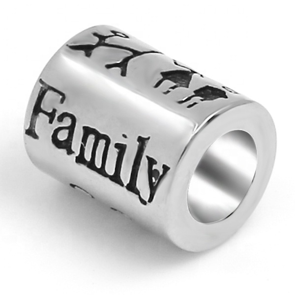 High quality custom engraved charm beads