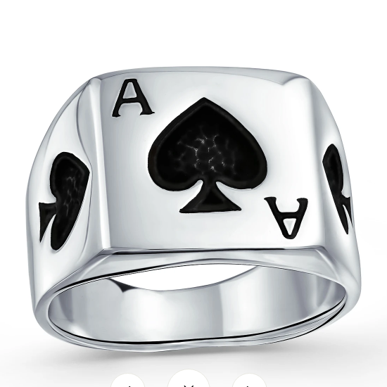 316 stainless steel Star of David Custom logo Ring