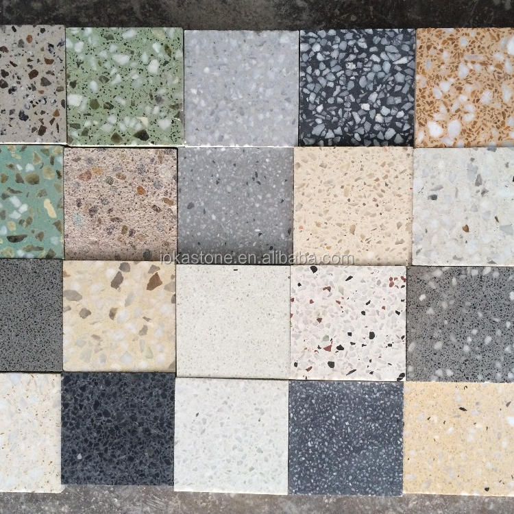 Polish Concrete Paving Tile Artificial Terrazzo Flooring