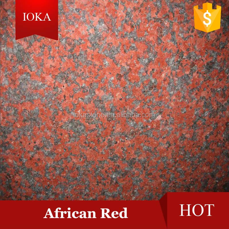 Polished South Africa Red Granite Tiles