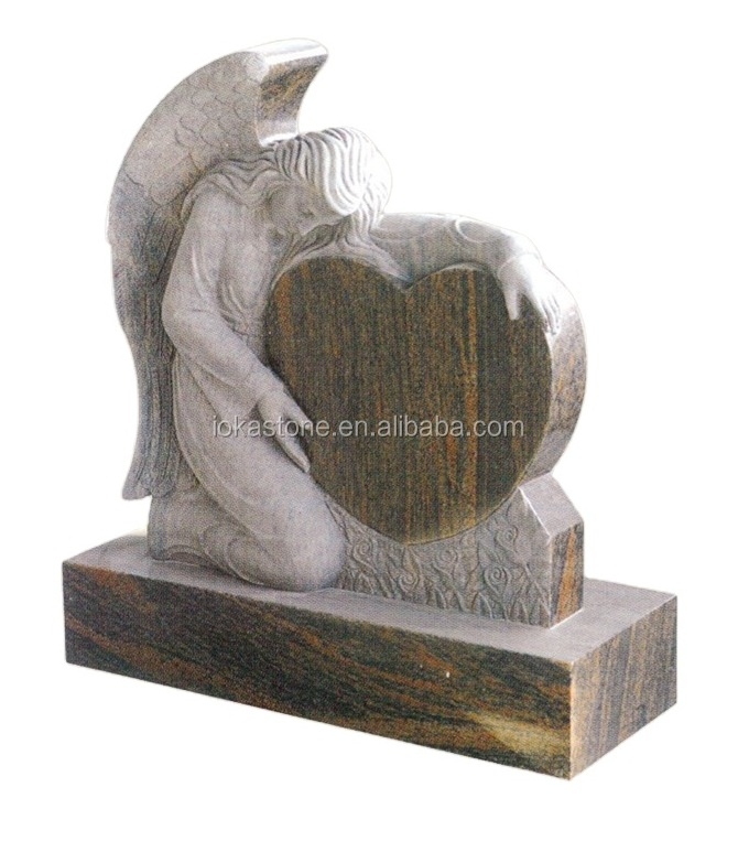 Heart Shaped Tombstone Angel Monuments and Headstones