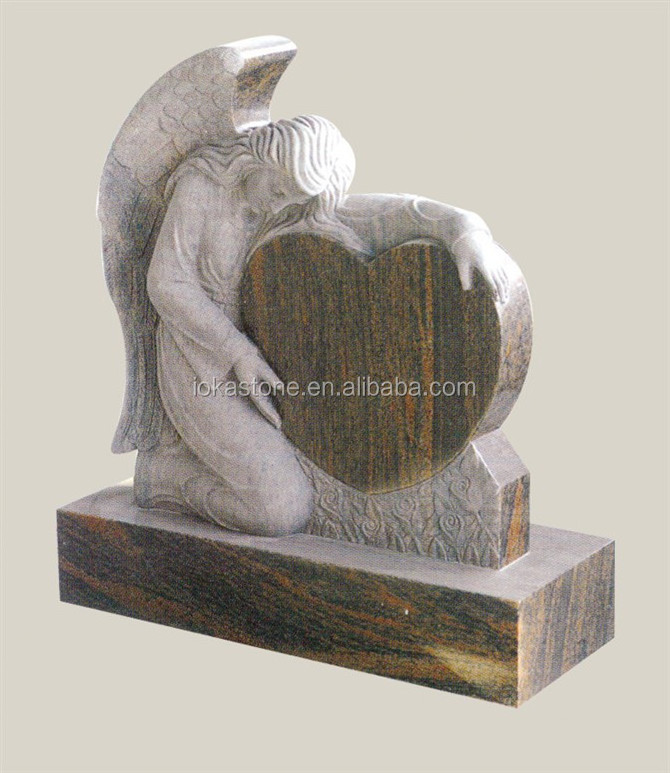 Heart Shaped Tombstone Angel Monuments and Headstones