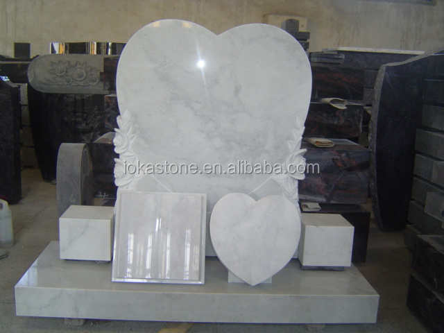 Heart Shaped Tombstone Angel Monuments and Headstones