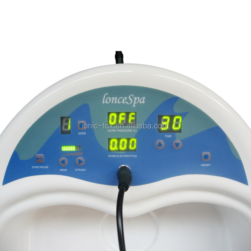 Ion cleanse cell spa detox machine with TENS acupuncture therapy bio detox foot spa