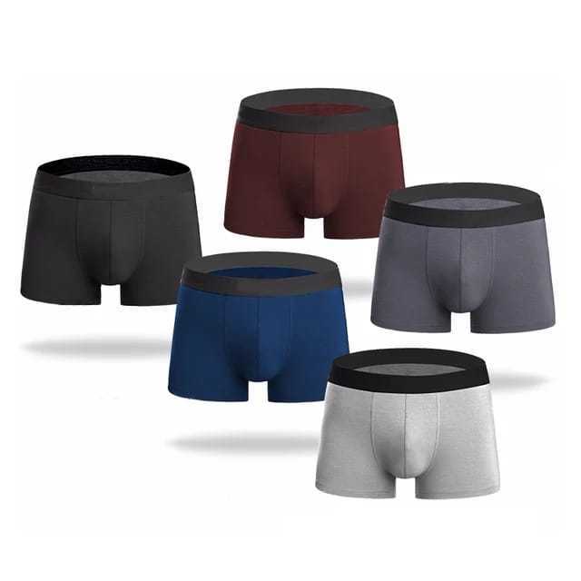 OEM Custom Logo Sexy Boxershorts Man Boxer Shorts Cotton Customized Designed Mens Boxer Briefs Men Underwear With Ball Pouch