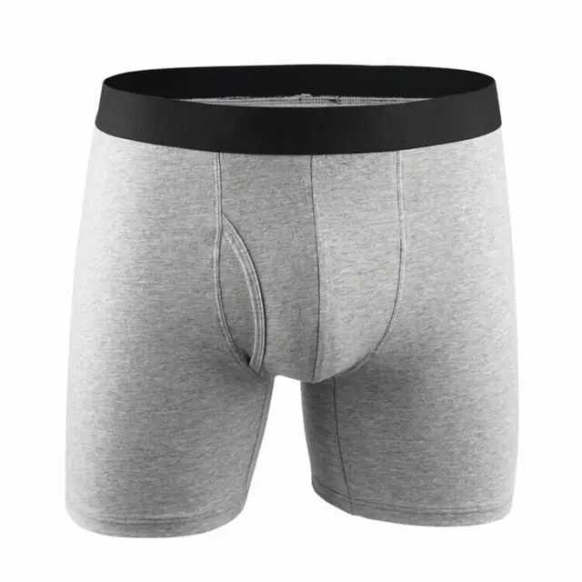 OEM Custom Logo Sexy Boxershorts Man Boxer Shorts Cotton Customized Designed Mens Boxer Briefs Men Underwear With Ball Pouch