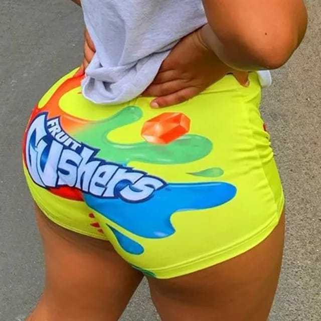 Hot sale shorts customize plus size stretch booty polyester biker women snickers yoga snack panties shorts