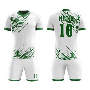 Activewear Color Shirts and Shorts Any Team Name Number Design Print For Football Club Shirt Soccer Jersey Training Soccer Suit