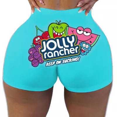 Hot sale shorts customize plus size stretch booty polyester biker women snickers yoga snack panties shorts