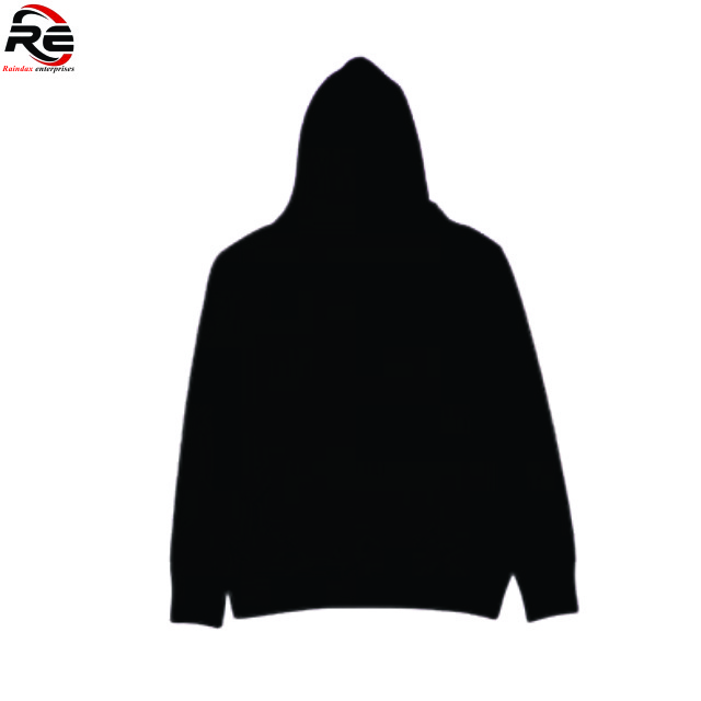 Custom full face zip up hoodie black zipper hoodies 100% cotton fleece breathable streetwear hooded sweatshirt