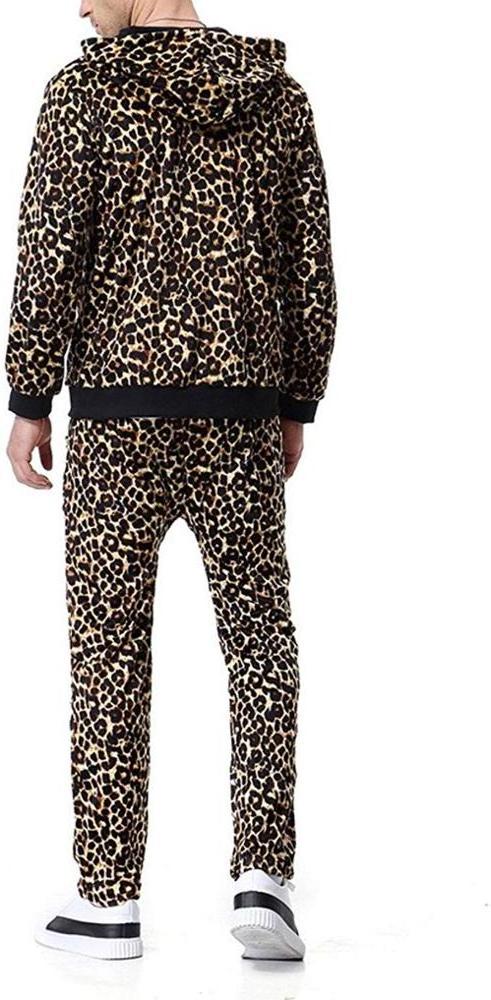 IOTA SPORTS Leopard print tracksuit sublimation leopard print shirt for men women and kids customized