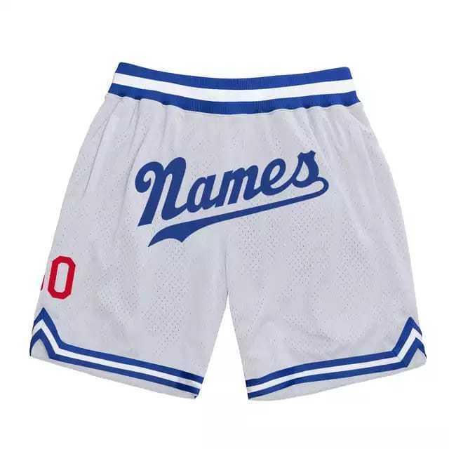 Print on demand men's baseball graphic custom sublimated double mesh designer workout basketball shorts 5 inch