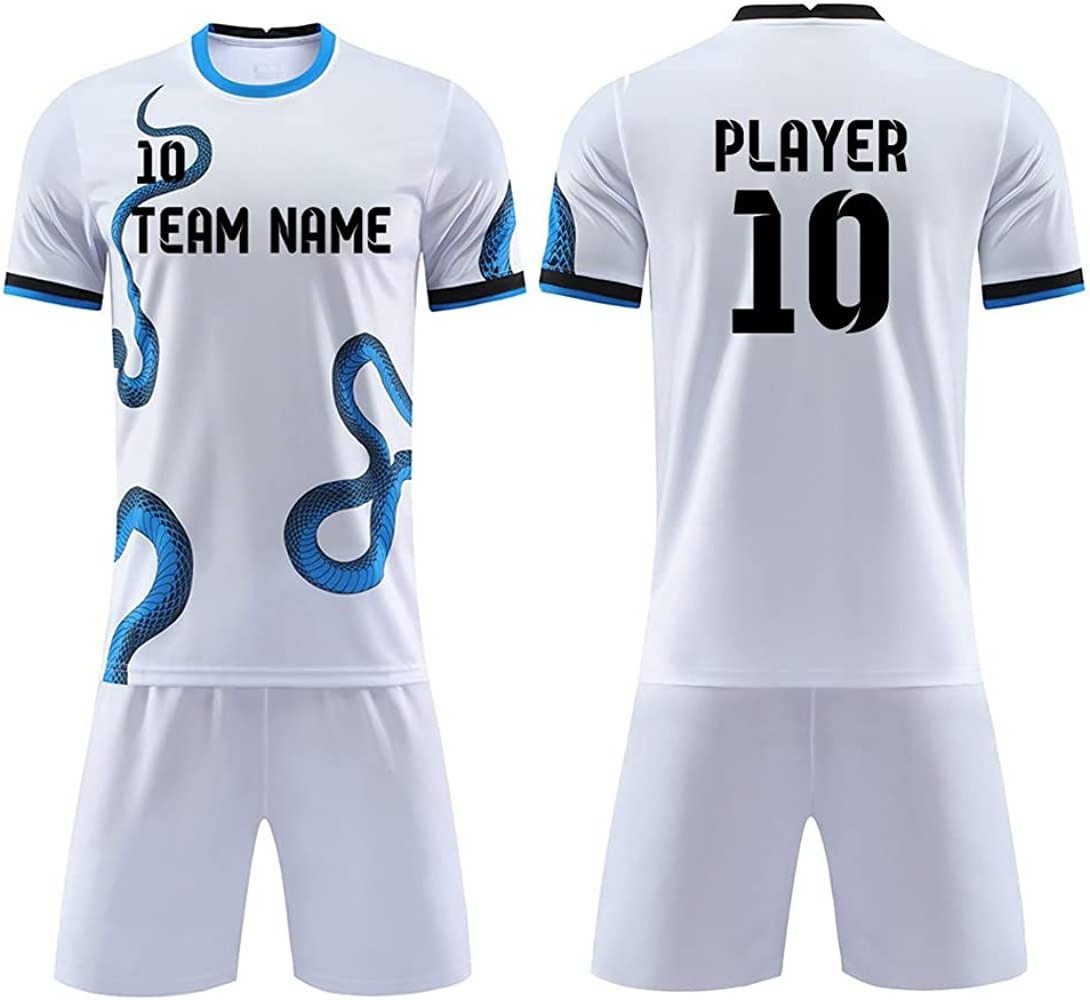 Unisex Youth Jersey Soccer for Men Women Custom Any Name Number Good Quality School Team Soccer Uniforms Sublimated Jersey