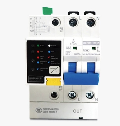 Main switch 2P Smart Circuit breaker Home efficient circuit protection leakage circuit breaker