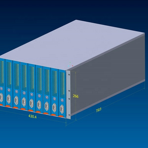 Optimized 6U rackmount enclosure 9 blade server case for huge data center