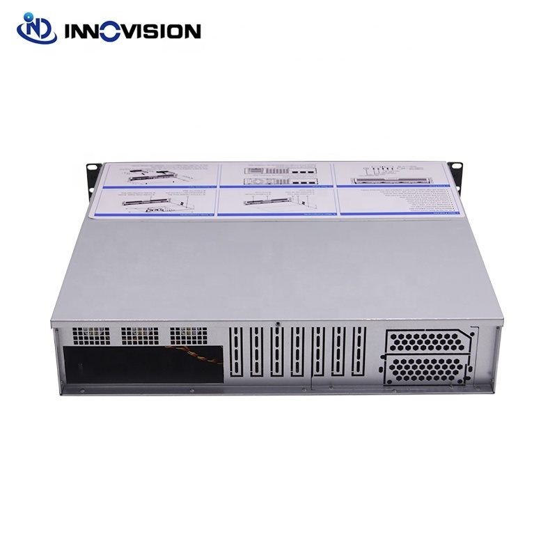 Flexible Ultra short 2U mini case L400mm 4bays hotswap 2U storage rack server chassis for nvr/nas