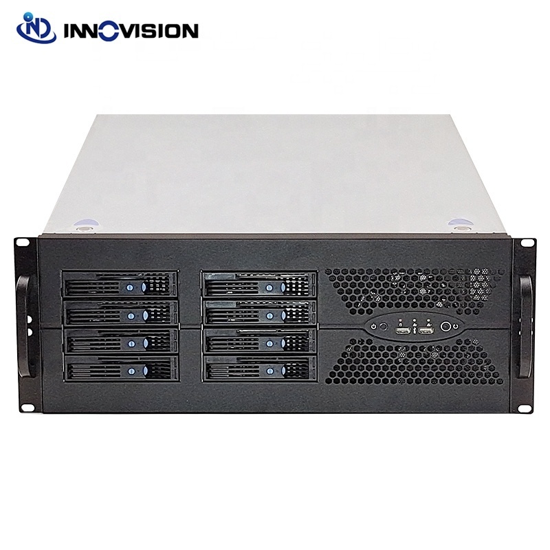 New Design  4U rack case 630MM 8 HDD Bays hotswap storage server chassis