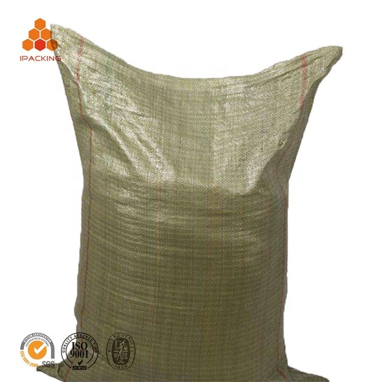 recycled cement/rubbish/sand pp woven packaging bags 25kg for silica sand