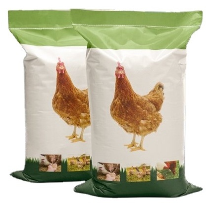 20kg 25kg 40kg pp raffia woven with BOPP lamination plastic feed cat food dog food packaging bags sacks