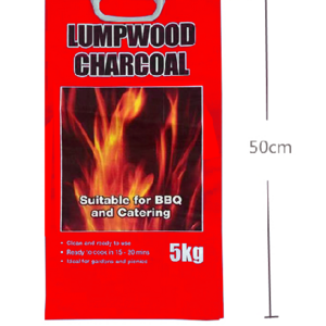 5kg 10kg 20kg printed empty bopp laminated pp woven BBQ charcoal briquette packaging bags for sale