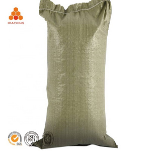 recycled cement/rubbish/sand pp woven packaging bags 25kg for silica sand