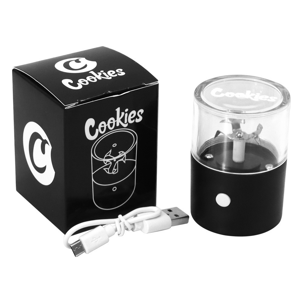 RAW Bob Backwoods Portable Plastic Electric Mini Tobacco Grinder USB Rechargeable Custom Logo Herb Grinders Smoking Accessories