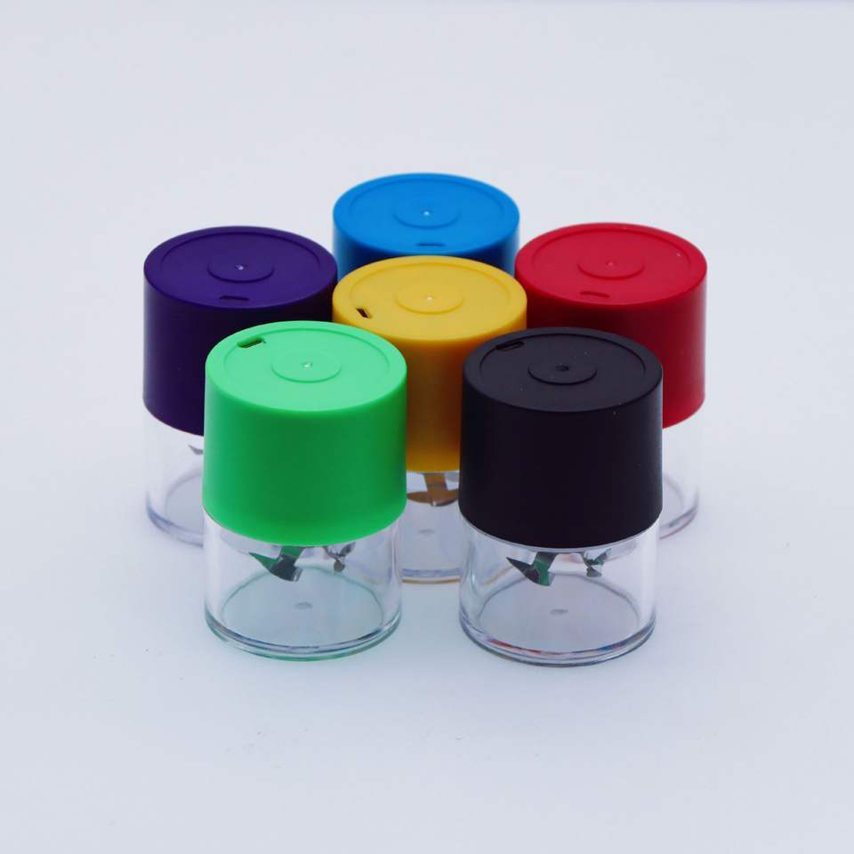 Hot Sale Powerful Rechargeable Herb Grinders 50MM Custom Logo Electric Automatic Tobacco Grinder Portable With USB