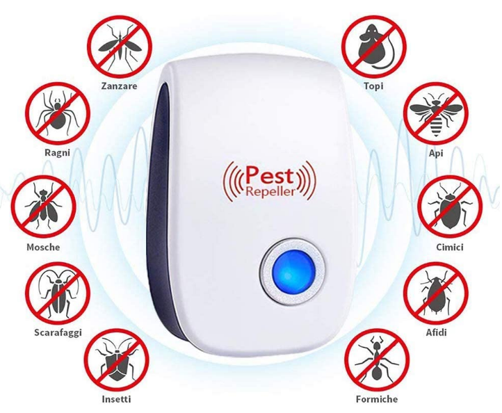 Ultrasonic Pest Repeller Plug in Mosquito Killer Repellent Electronic Pest Control for Home Kitchen Office Insecticide