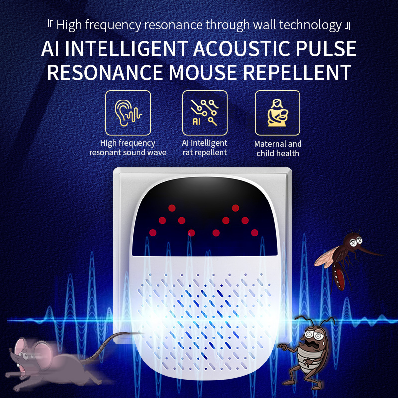 2023 Best Selling Products Ultrasonic Pest Repeller Mosquito Repellent  Safe  for Baby Safe and non-toxic