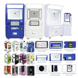 Top Fashion Digital Photo Booth amusement vending machine Selfie  Passport ID Self Service Photo Machine  Photo Booth