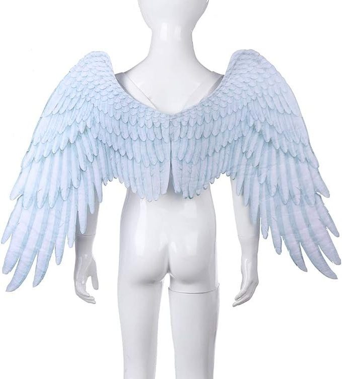 Non-Woven Fabric Festive Party Angel Wings Suitable for Party Decorative Wings Dress Up Party Supplies Bride To Be Wedding Decor