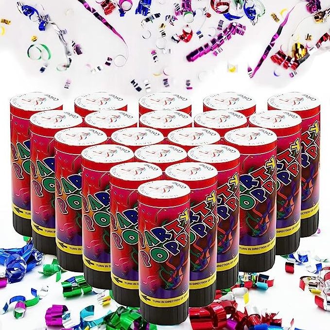 Party Confetti Poppers Cannons for Wedding Birthday Graduation Anniversary Christmas Party Celebrations Supplies Favors