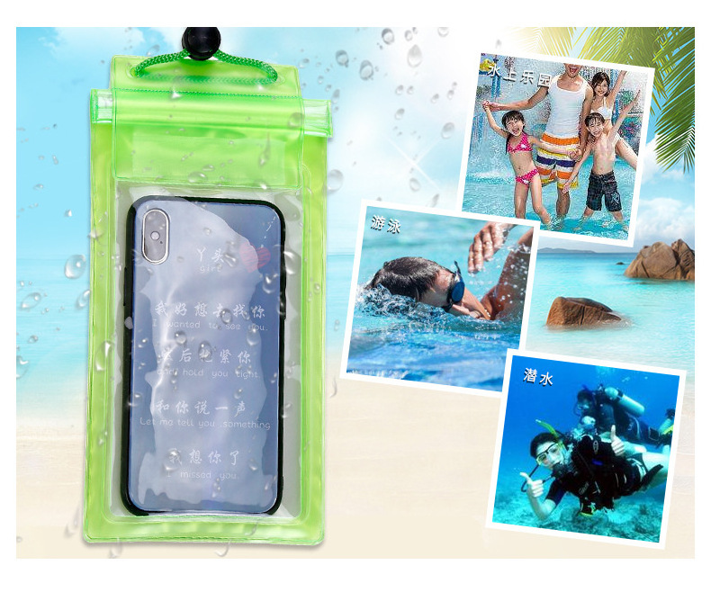 Summer Waterproof Pouch Swimming Gadget Beach Dry Bag Phone Case Cover Camping Skiing Holder For Cell Phone 3.5-5.5Inch