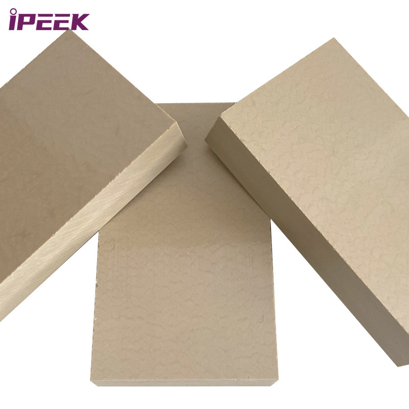 iPEEK Thickness 90mm High Performance High Temperature Resistant Nature Black Block Engineering Plastic Hard Sheet PEEK Board