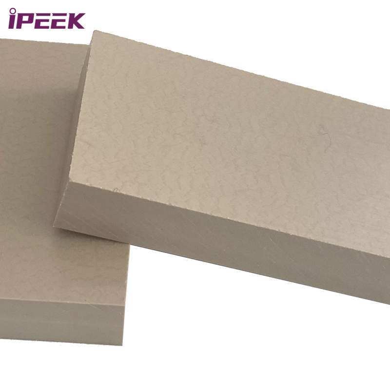 iPEEK Thickness 90mm High Performance High Temperature Resistant Nature Black Block Engineering Plastic Hard Sheet PEEK Board