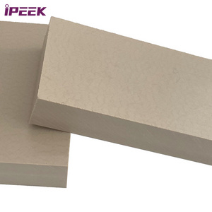 iPEEK Thickness 90mm High Performance High Temperature Resistant Nature Black Block Engineering Plastic Hard Sheet PEEK Board