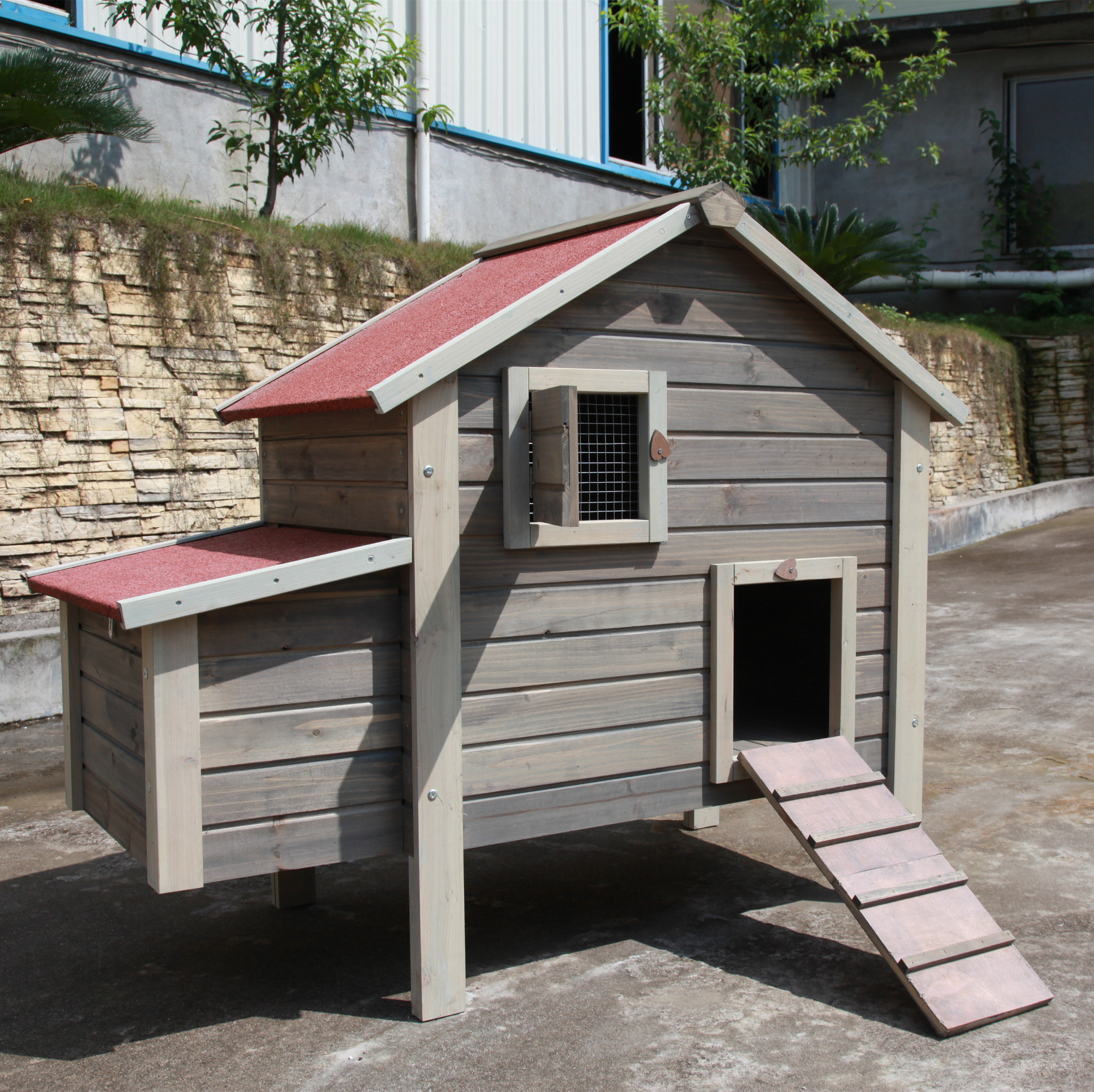 High Quality Fir Wood Timber Chicken Coop, Hot Sale Coop Chicken