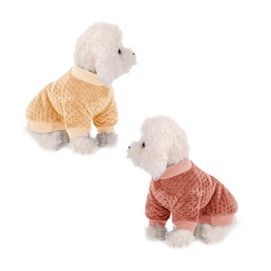 Small Dog Sweater Pet Dog Classic Knitwear Sweater Soft Thickening Warm Pup Dogs Shirt Winter Puppy Sweater for Pet