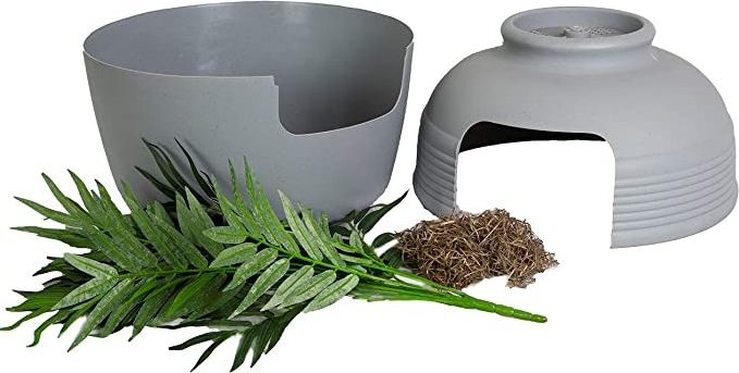 Plant Hidden Cat Litter Box Odor Control & Enhance Home Decor Cat Litter Box Furniture with Faux Plant