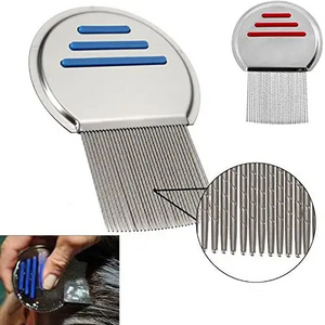 Pet Comb for Lice and Nits Dog Cat Anti Metal Head Needle Hair Comb Flea Comb