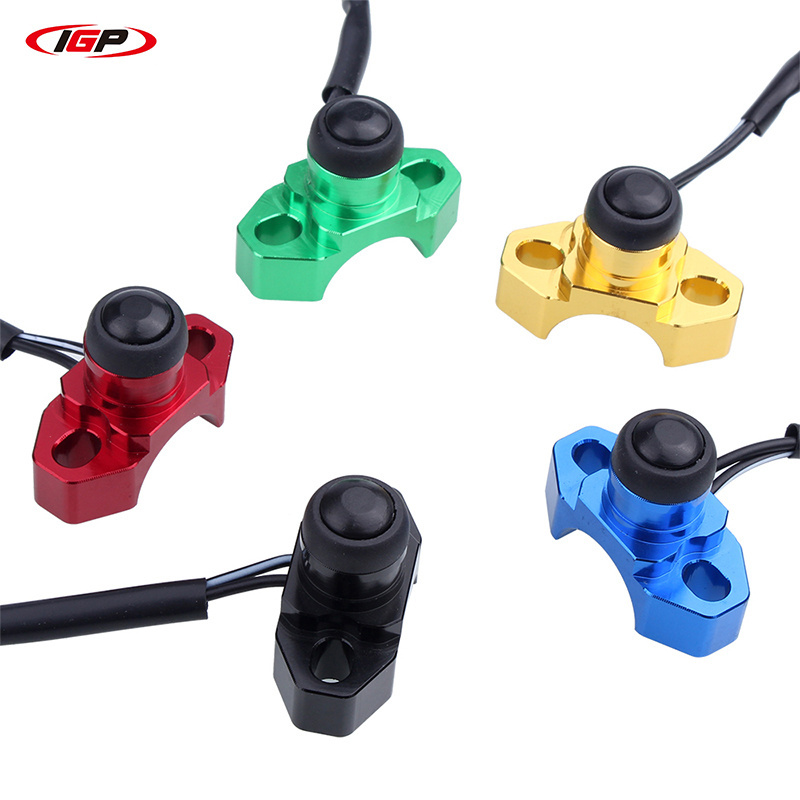 Engine Stop Start Kill Switch Aluminium Alloy Kill Start CNC Engine Switch For 50-250CC Motorcycle