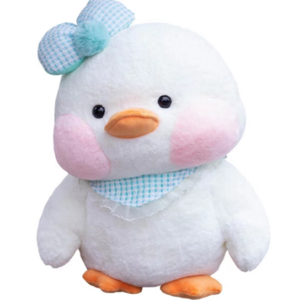 Cute Animals Big Size Stuffed Plush Toys Baby Fat Duck With A Bow Gifts For Girls