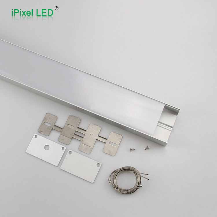 Aluminium stretch ceiling profile, large aluminium channel for office LED lightings