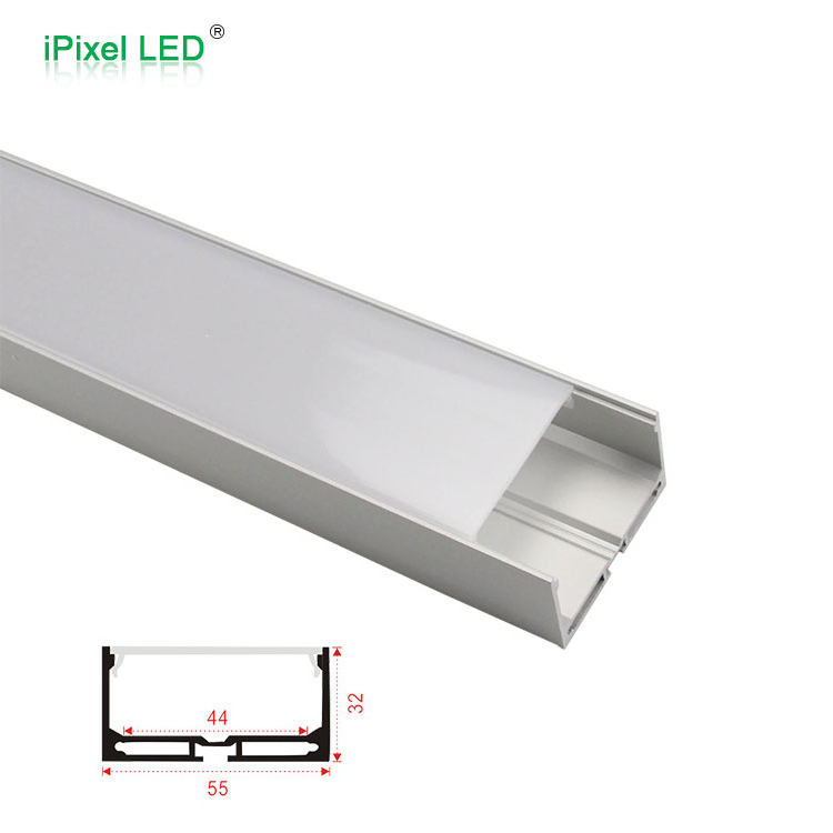 Aluminium stretch ceiling profile, large aluminium channel for office LED lightings