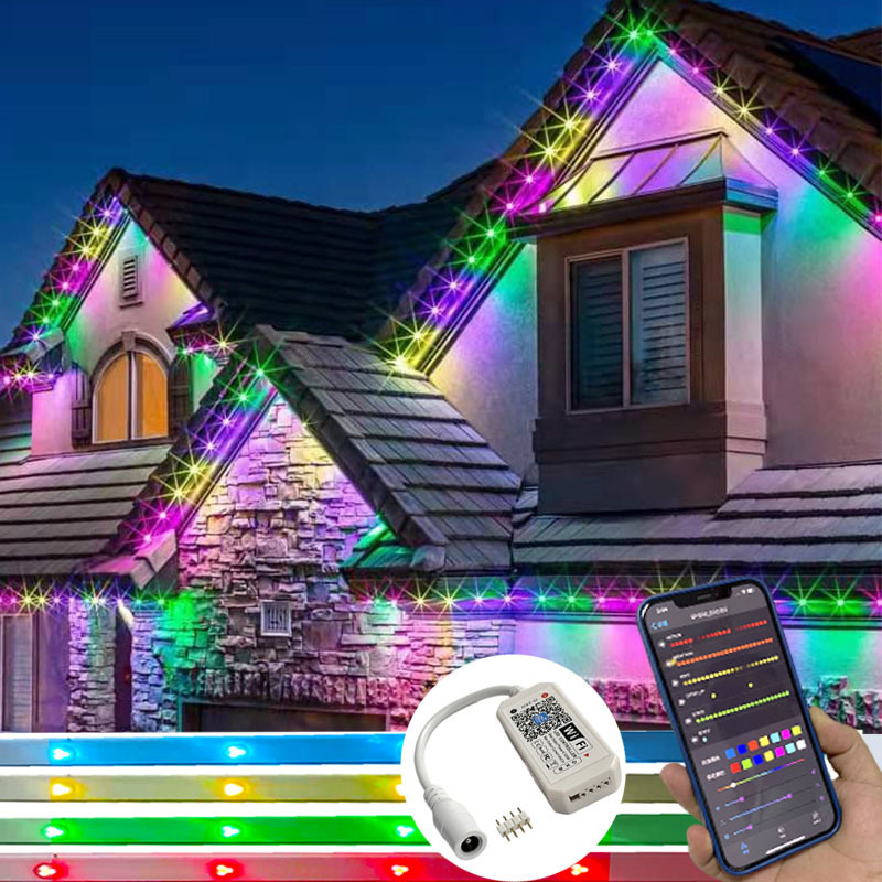 Gemstone Lights  Permanent Christmas Light Outdoor UCS2904 WS2811 LED Point Light