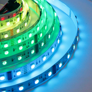 Holiday Light Led Strip App Or Wifi 12V Remote Controlled 5050 2835 Rgb Cob Smart Led Light Strip Led Strip Light