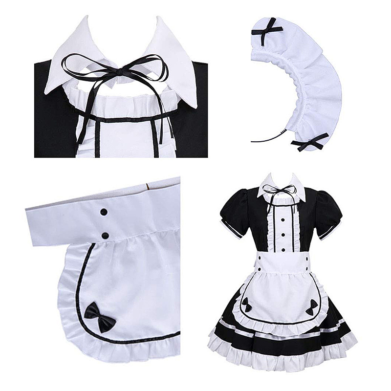 Hot Sale Anime Women Maid Dress Akihabara Kotetsu Kiyone Cosplay Sexy Maid Costume Fancy Party Outfit TV Movie Dress