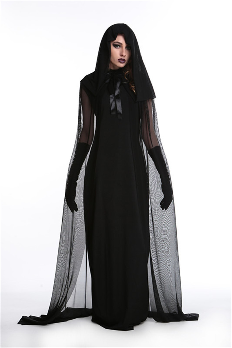 Women halloween costume vampire bride witch cosplay costume  party game uniform wholesale cosplay costumes