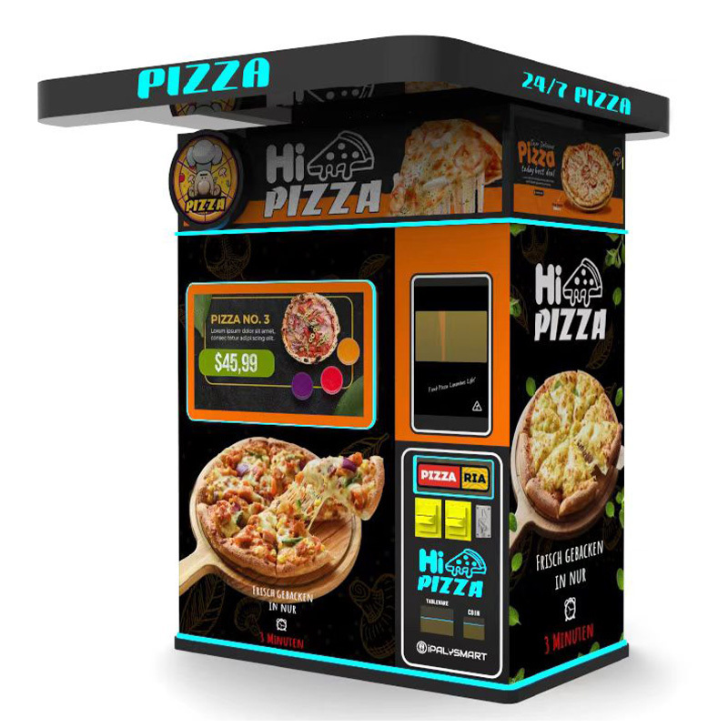 Automatic Pizza Vending Machine Price Frozen Customized Pizza Book Coupon Elevator Vending Machine